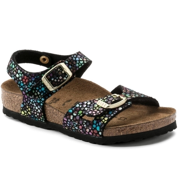 Birkenstock Kids Girls Rio Mozaic Ankle Leather Strap Sandals shoes sz 26/C3 - Picture 1 of 13